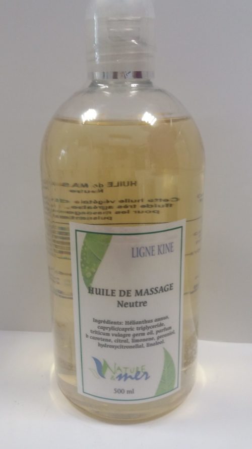 HUILE DE MASSAGE** 500ml NEUTRE