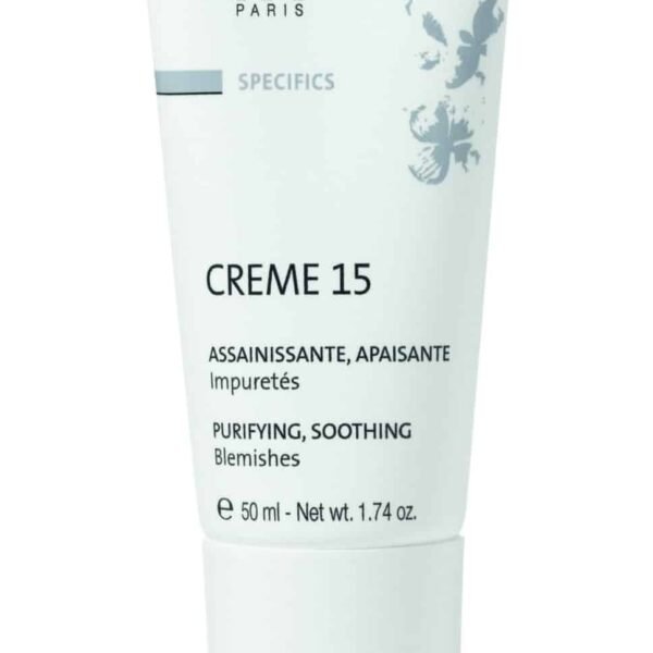CREME 15   AUX EXTRAITS DE BARDANE ET DE SAUGE   50ML
