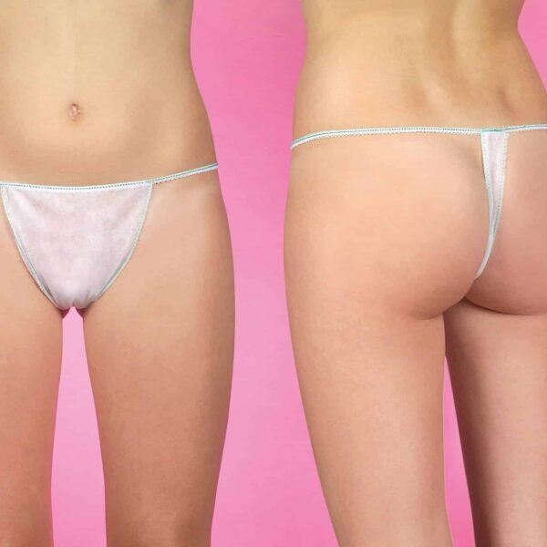 STRING FEMME NON TISSE LOT 100 (sachet individuel)