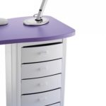 TABLE MANUCURE FEIJOA + ASPIRATION 30W, 5 TIROIRS,REPOSE MAINS, LAMPE - Image 6