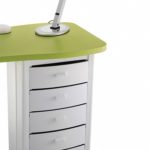 TABLE MANUCURE FEIJOA + ASPIRATION 30W, 5 TIROIRS,REPOSE MAINS, LAMPE - Image 4