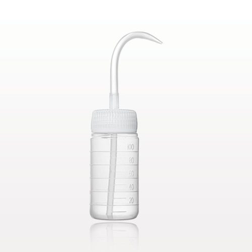 BOUTEILLE TRANSPARENTE 100ml GRADUEE AVEC PIPETTE