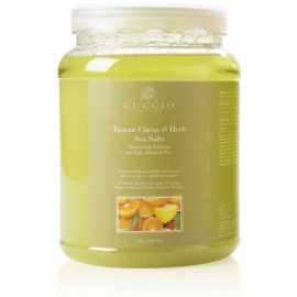 EXFOLIANT SEL DE MER 2184gr - TUSCAN CITRUS & HERB - UNE PEAU LISSE pour Mains, Pieds et Corps