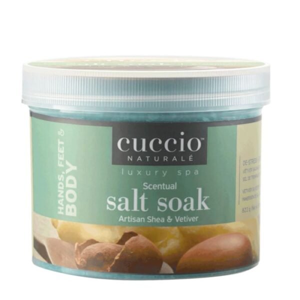 SELS DETOXYFIANT PIEDS 822gr VETIVER ET KARITE ARTISANAL