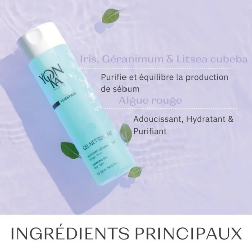 GEL NETTOYANT AUX EXTRAITS D'IRIS ( VISAGE ET YEUX) 200ML - Image 4