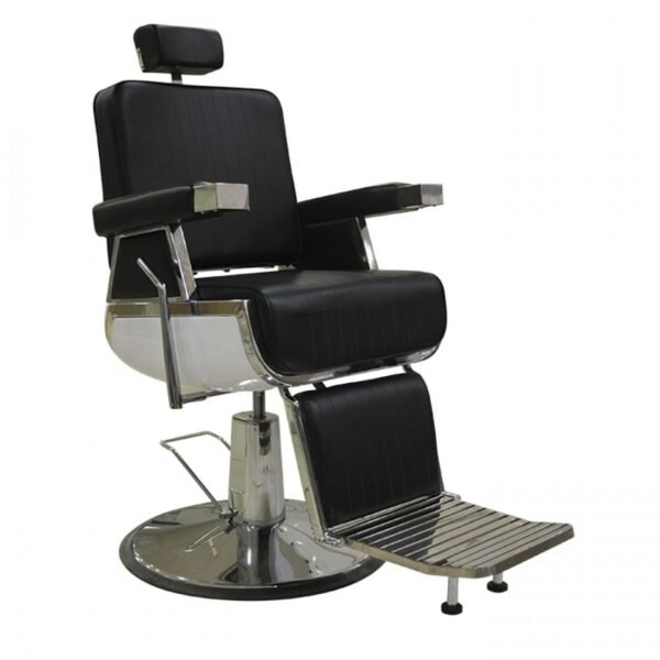 FAUTEUIL BARBIER VINTAGE - Dim cm : 100 x 68 x H 62 à 79