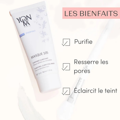 MASQUE 105 PS AUX 3 ARGILES ET AUX HUILES ESSENTIELLES  75ML - Image 7