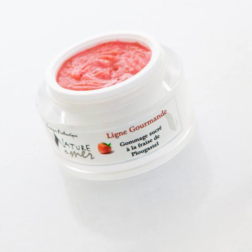 GOMMAGE AUX PEPINS DE FRAISE** 50ml DE PLOUGASTEL