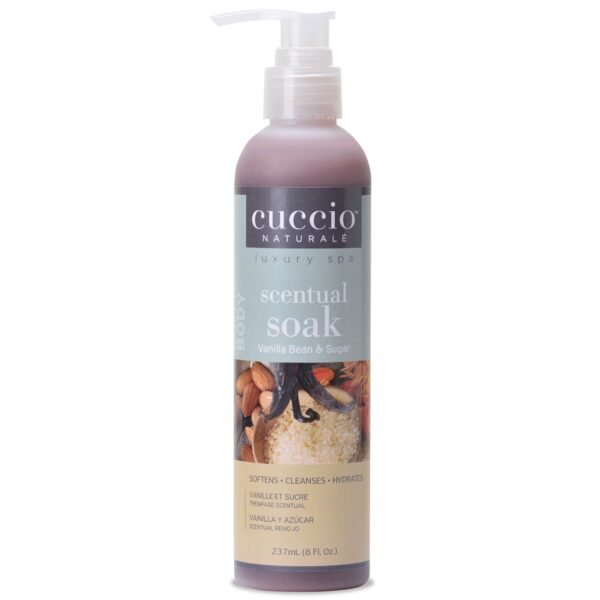 GOMMAGE - VANILLE ET SUCRE DE CANNE - 240ml  HYDRATANT CORPS ET PIEDS CUCCIO