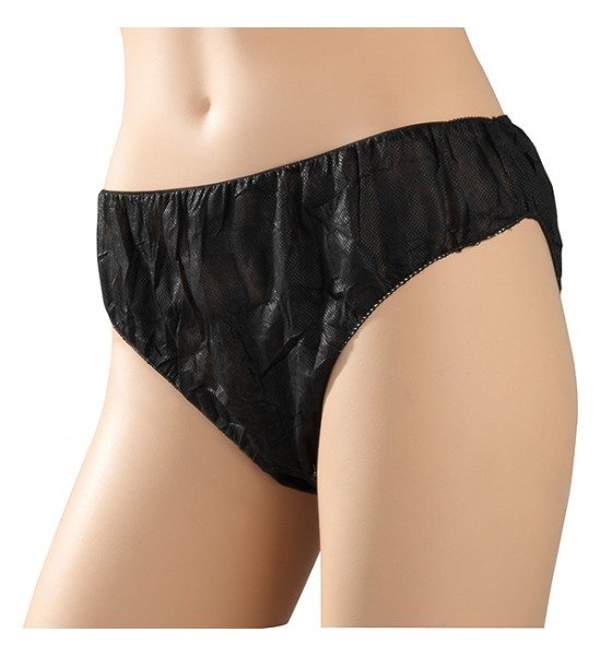 Slip jetable Femme noir