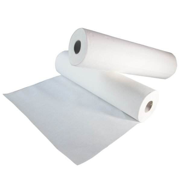 DRAP EXAMEN  larg. 60cm EN CELLULOSE MICROCOLLE - 150 découpes x 38cm