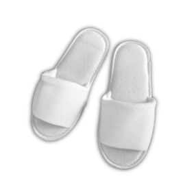 MULE OUVERTE FEMME- SEMELLE CAOUTCHOUC - BLANCHE LA PAIRE