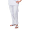 PANTALON VENTRE PLAT SANS POCHE POLYCOTON (BLANC ou NOIR) - Image 2
