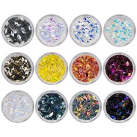 CONFETTIS DIAMOND  -  lot 12 couleurs
