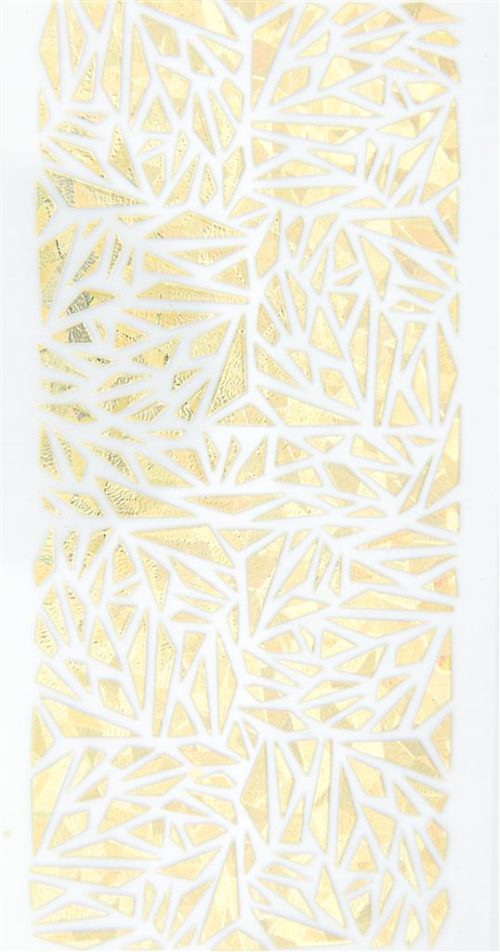 AUTOCOLLANT HOLOGRAPHIC GOLD