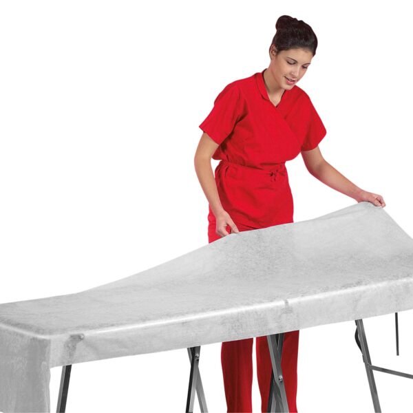 DRAP NON TISSE SPUNLACE POUR MASSAGE  120cm x 240cm (plié individuel)
