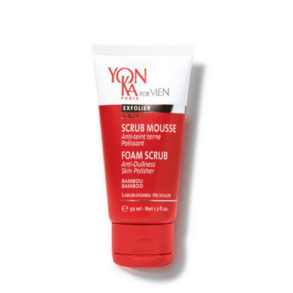 SCRUB MOUSSE YON-KA FOR MEN 50ml - GEL DESINCRUSTANT TRIPLE ACTION