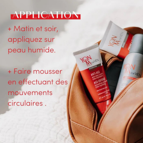 GEL MOUSSE YON-KA FOR MEN 100ml - NETTOYANT DOUX A LA REGLISSE - Image 3