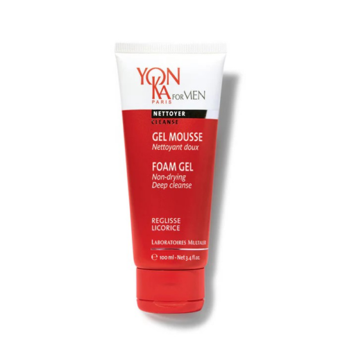 GEL MOUSSE YON-KA FOR MEN 100ml - NETTOYANT DOUX A LA REGLISSE