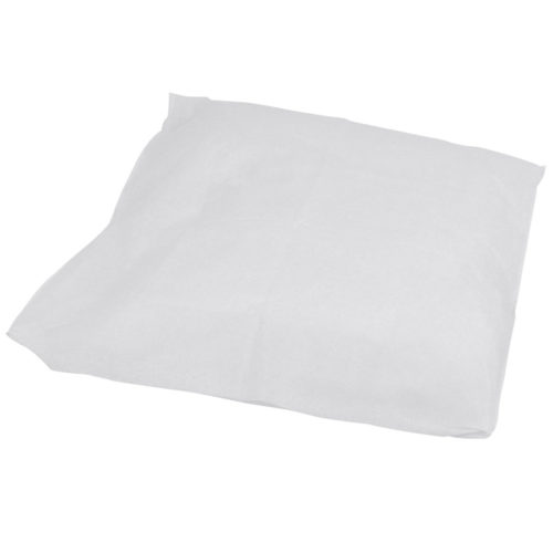 TAIE D'OREILLER BLANCHE EN NON TISSE 50cm x 80cm