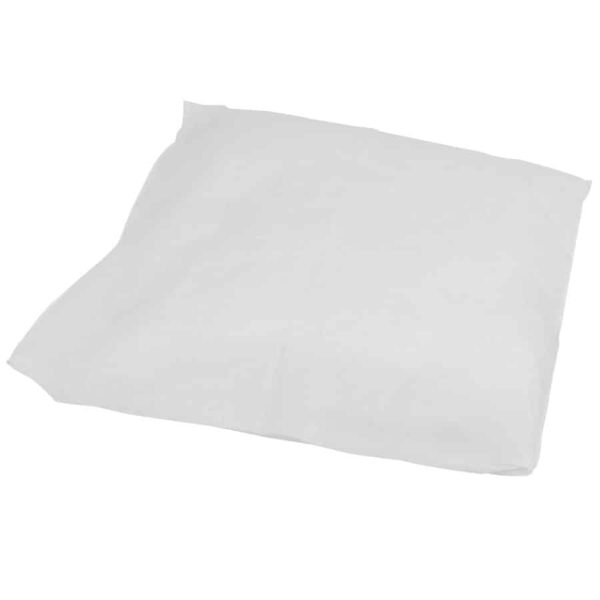 TAIE D'OREILLER BLANCHE EN NON TISSE 50cm x 80cm
