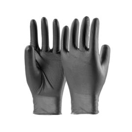GANT NITRILE NOIR NON POUDRE LOT 100 (TAILLE LARGE)