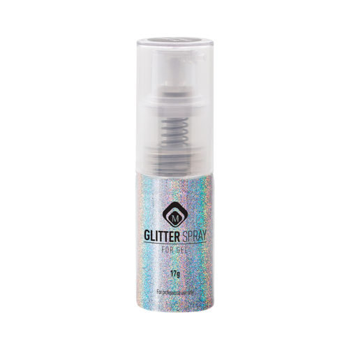 GLITTER SPRAY 17gr  HOLOGRAPHIQUE SILVER