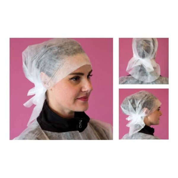 BANDANA NON TISSE BLANC LOT 100