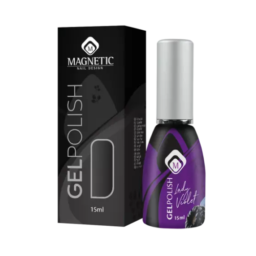 GEL POLISH MAGNETIC 15ml  LADY VIOLET