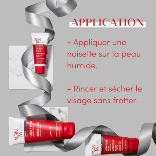 CREME A BARBE YON-KA FOR MEN 100ml - ANTI FEU DU RASOIR A L'ALLANTOÏNE - Image 2