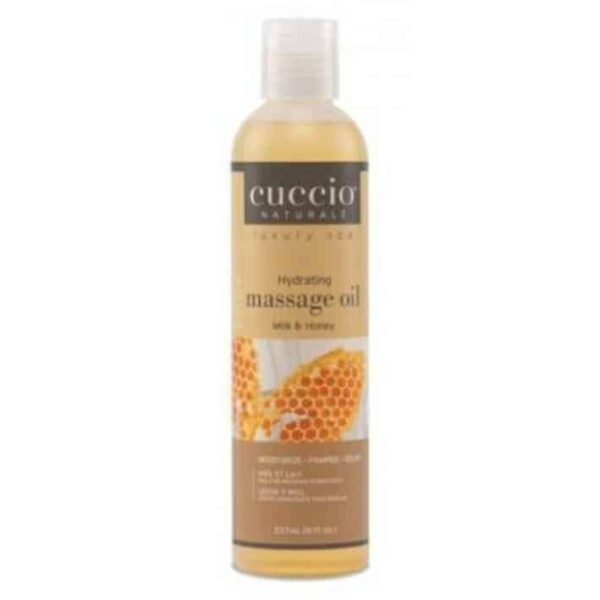 HUILE DE MASSAGE LAIT & MIEL - 237ml  Sans Paraben & Origine Végétale