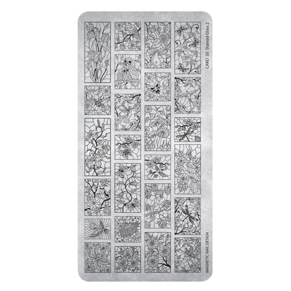 PLAQUE STAMPING STAINED GLASS