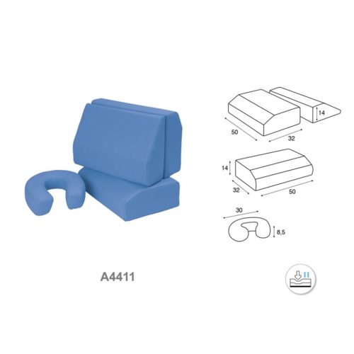 PACK DE 4 COUSSINS POUR MASSAGE
