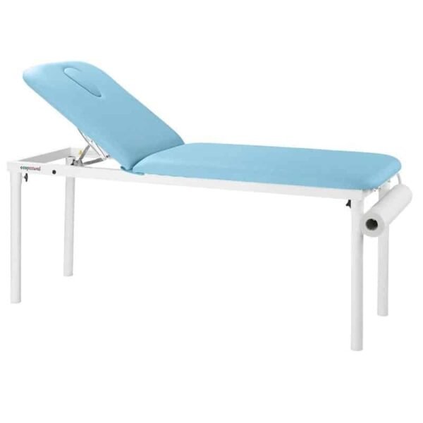 TABLE DE SOINS 2 CORPS METAL AVEC PORTE ROULEAU - Dimensions cm : 188 x 62 x 75