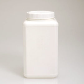 POT PLASTIQUE CARRE 1L ECO-RESPONSABLE COUVERCLE VISSANT AVEC OBTURATEUR