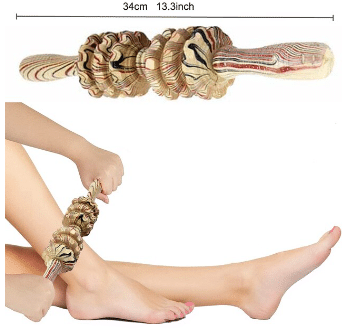 TD® Dispositif De Jambe à Neuf Roues Rouleau De Relaxation Musculaire