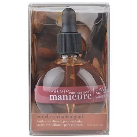 HUILE CUTICULES REVITALISANTE CUCCIO 75ml GOUSSE DE VANILLE ET SUCRE
