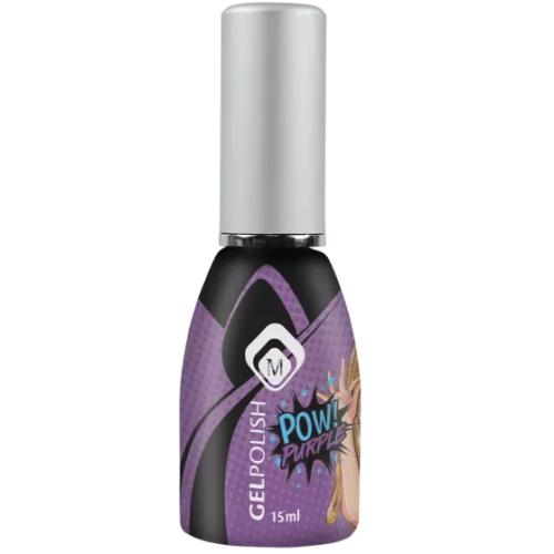 GEL POLISH MAGNETIC 15ml  POW PURPLE - Image 2