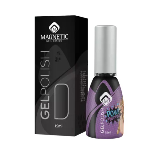 GEL POLISH MAGNETIC 15ml  POW PURPLE