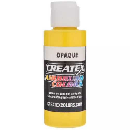 PEINTURE AIRBRUSH OPAQUE JAUNE CREATEX 56ml
