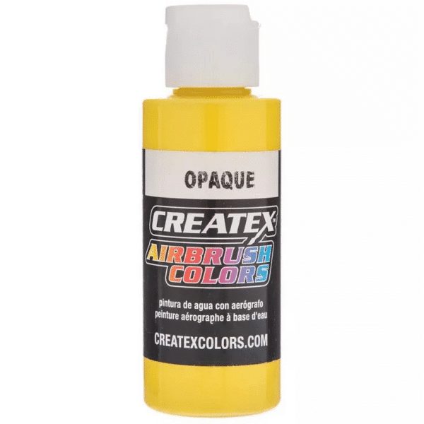 PEINTURE AIRBRUSH OPAQUE JAUNE CREATEX 56ml