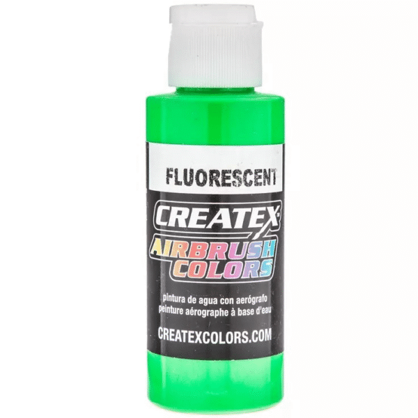 PEINTURE AIRBRUSH FLUO VERT CREATEX 56ml