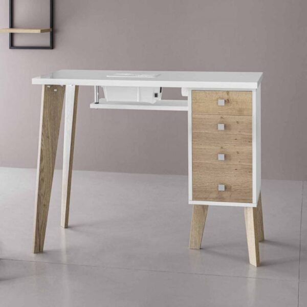 TABLE MANUCURE COMFORTABLE AVEC ASPIRATION 60W 4 TIROIRS