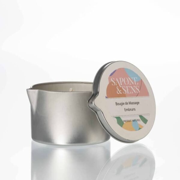 BOUGIE DE MASSAGE 160gr  EMBRUNS ( 5 à 6 massages)